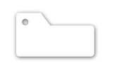 S Shaped Key Tag Template